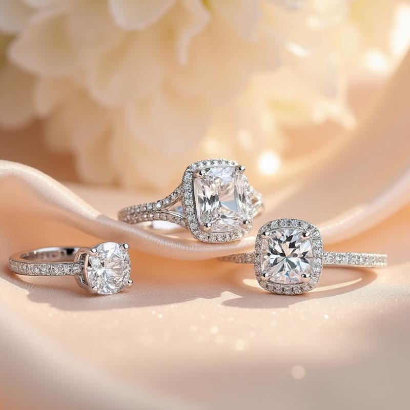 Brilliant diamond jewellery collection with certified stones